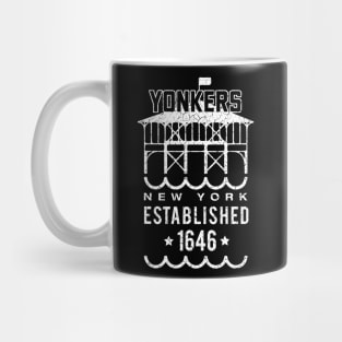 Yonkers Pier grunge Mug